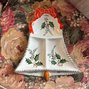 Vintage Italian Christmas Serving Tray
